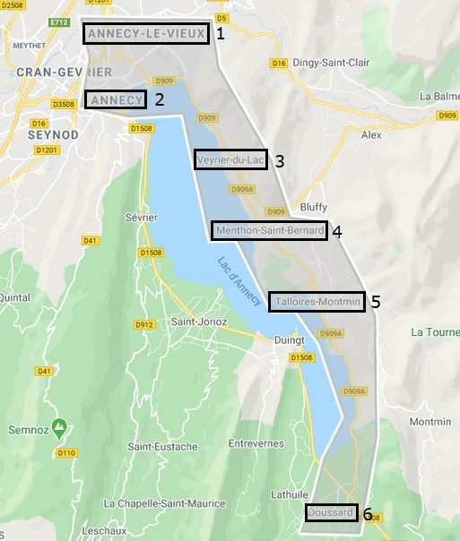 Zone livraison Nomad Bike Annecy Zone livraison Nomad Bike Annecy