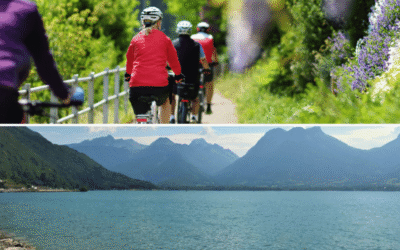 Que faire en groupe à vélo autour d’Annecy ?