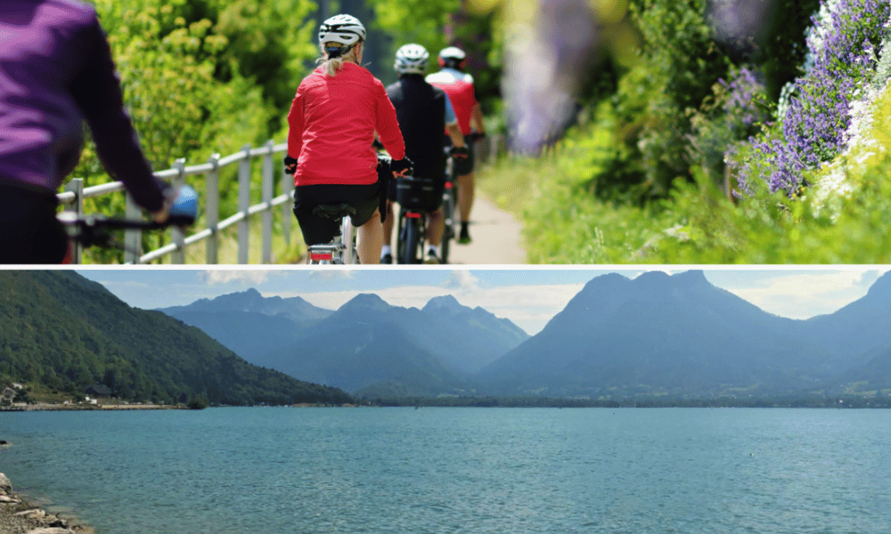 Que faire en groupe à vélo autour d’Annecy ?
