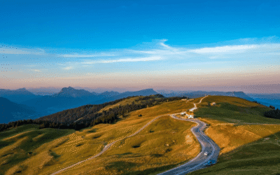 Le Semnoz à vélo (sur la route du Tour de France)