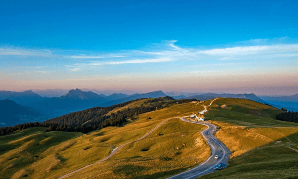 Le Semnoz à vélo (sur la route du Tour de France)